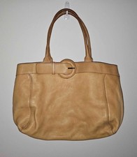 Vintage Y2K Furla Italian Tan Pebbled Leather...