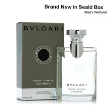 Bvlgari Pour Homme Extreme 3.4 oz/100ml Eau De Toilette Spray For Men New In Box