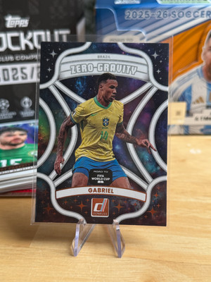 Gabriel Magalhaes Zero Gravity Panini Donruss Card Bronze Road to WM 26 Brazil