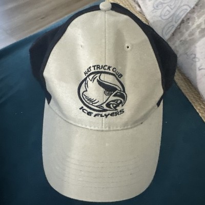 Vintage Pensacola Ice Flyers Hat Trick Club Khaki & Black Nice