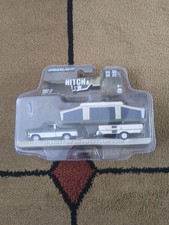 GreenLight 1970 Ford F 150 & Pop-up Camper With Trailer 1:64 Scale 