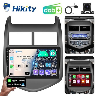 DAB+ 64GB Carplay Autoradio für Chevrolet Aveo T300 2011-2016 GPS Navi Android15