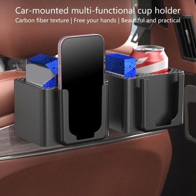 Car Cup Holder Organizers with Storage Universal for Drinks Small Item