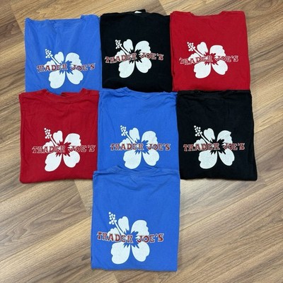 Trader Joes Work T Shirt Bundle Long Sleeve Mens 4XL  [7 item Lot]