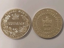 1855 Full Sovereign Sydney Mint & 1852 Adelaide Pound Restrike Filler Coins