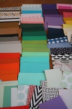 Scrap paper lot - Small Scrap Cardstock