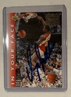 1992-93 Upper Deck In Your Face #454 Dominique Wilkins Signed Atlanta Hawks Auto