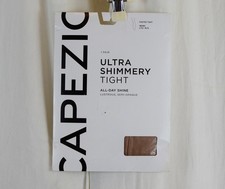 Capezio Girls Capezio Ultra Shimmery Tight Light Toast Size Medium