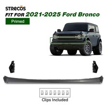 Front Upper Bumper Trim Molding Panel W/ Brackets For 2021-2024 2025 Ford Bronco