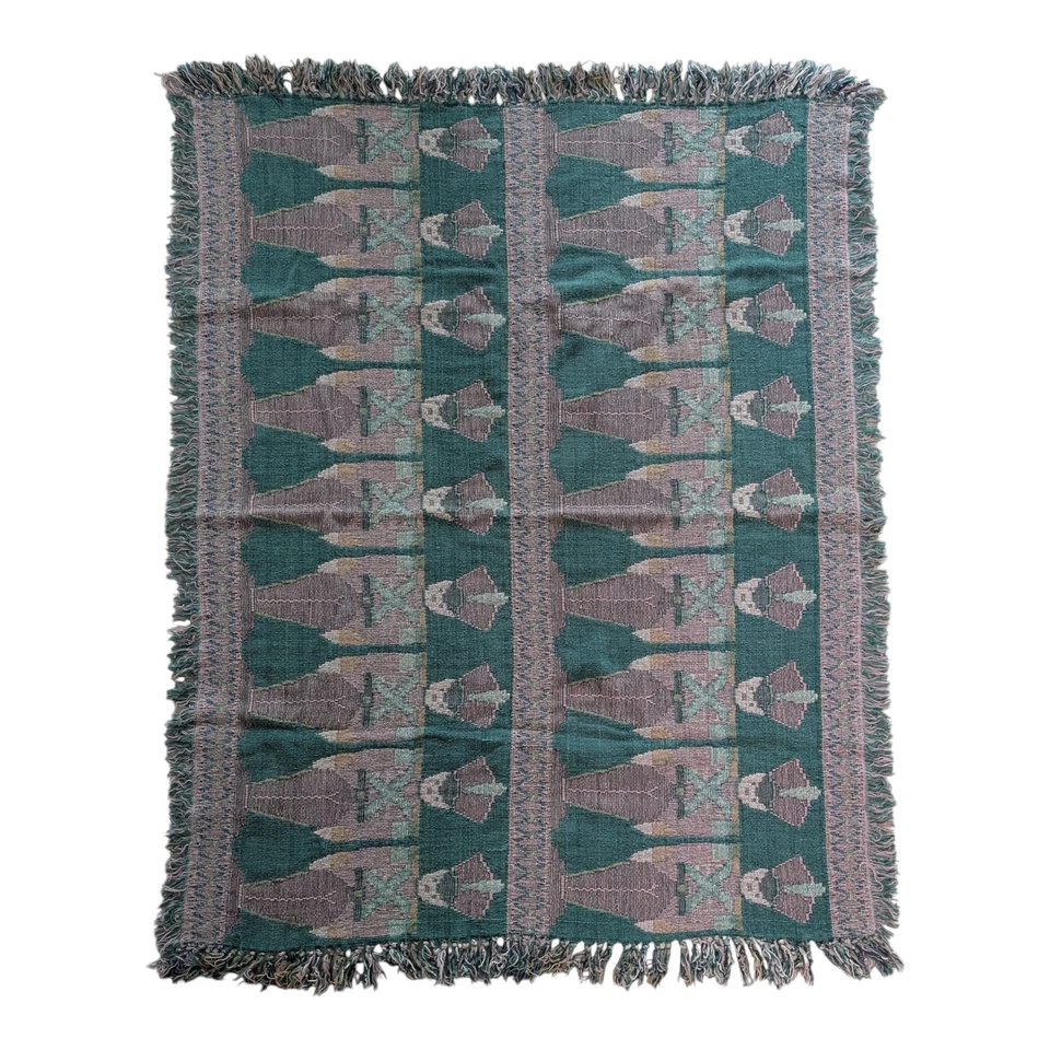 Manta de tapiz vintage Cascanueces soldado de hojalata Navidad casa de campo  Foto 3 de 4