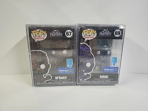 Funko POP! Vinyl Figure: Marvel Studios: Black Panther M'Baku & Shuri (Lot Of 2)