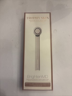 Trophy Skin Brighten MD Multi-Function Eye, Face & Neck Tool  Brand new