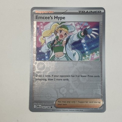 Emcee's Hype - 163/182  - Destined Rivals   Reverse Foil  - NM/M