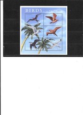 Briefmarken-Maldives-Vogel -Block