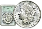 1880-S Morgan Silver One $1 Dollar - PCGS MS65 Generation 2.1 Holder  C1164