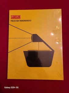 Labelon Projection Transparencies 100 Sheets 8-1/2”x11” XTR-650R. Letter size