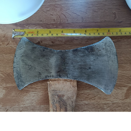 Genuine Norlund Double Bit Axe 36in Wood Handle 9in Steel Blade w/ Sheath