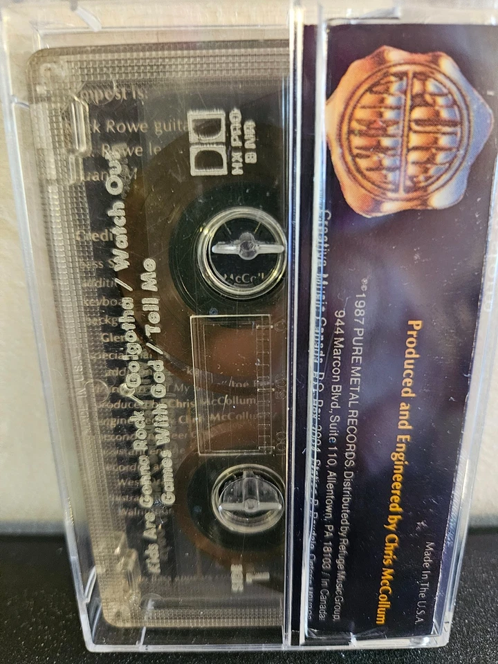 TEMPEST A Coming Storm 1987 CASSETTE TAPE CHRISTIAN METAL HARD ROCK PURE METAL - Image 4 of 4