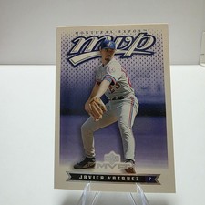 2003 Upper Deck MVP Javier Vazquez Card #124 Montreal Expos Baseball Base Set