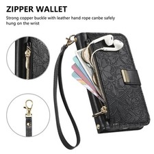 Asuwish Compatible With TCL Stylus 5G 2022 Wallet Case And Tempered Glass Screen