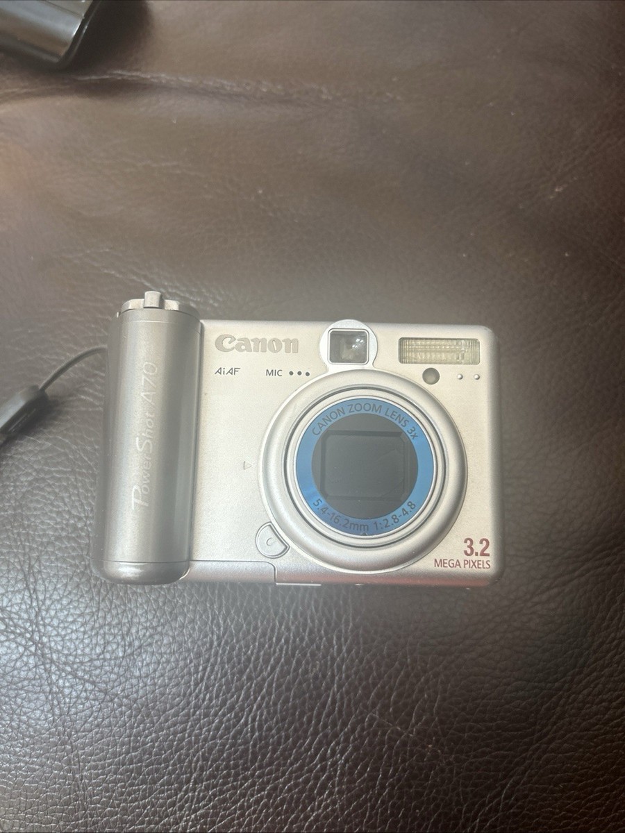 Canon PowerShot A70 3.2MP Digital Camera for sale online | eBay