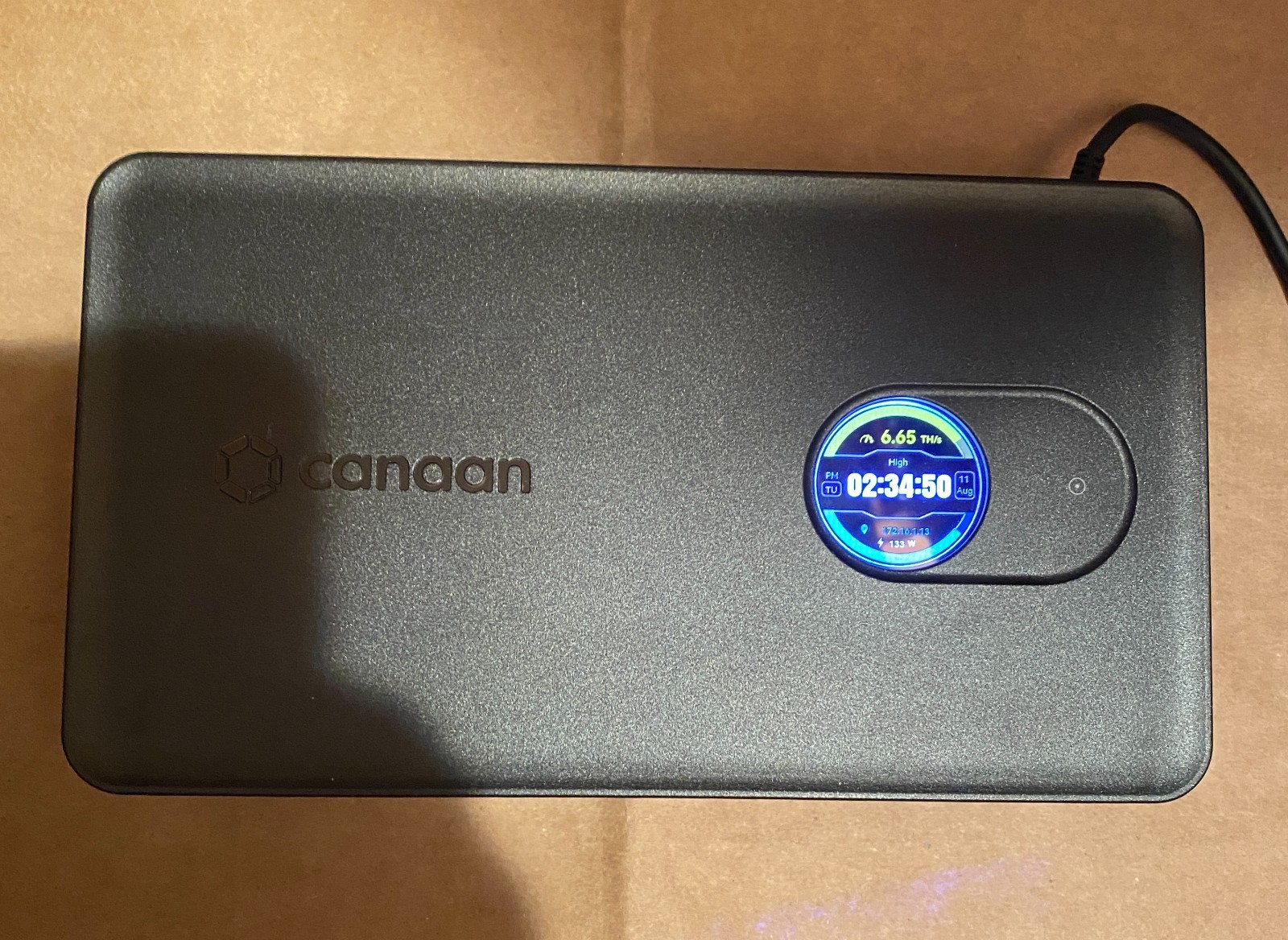 Canaan Avalon Nano 3S Bitcoin Miner 6TH/s + PSU Tested Working