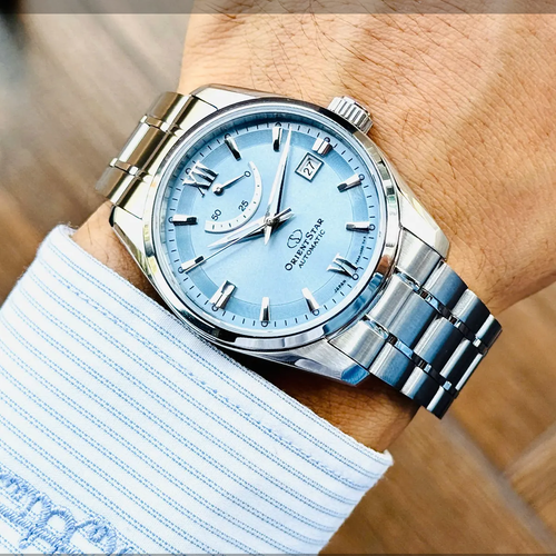 Orient Star Automatic Blue Dial Sapphire Crystal Men's Watch RK-AU0109L