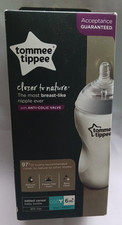 Tommee Tippee Closer to Nature Added Cereal Bottle 11 Ounce Y Hole 6m NEW