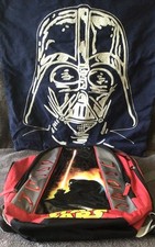 Kid's Star Wars DARTH VADER Light Saber School Backpack USED IMPERFECT