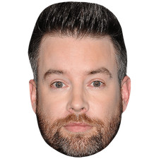 David Cook (Beard) Big Head. Larger than life mask.