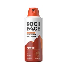Rock Face Power Scent Deodorant Body Spray for Men  Long Lasting 200ml Frag