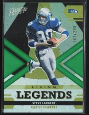 Steve Largent 2022 Panini Prestige Living Legends Xtra Points Purple #LL-28 SN
