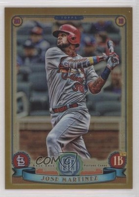 2019 Topps Gypsy Queen Chrome Gold /50 Jose Martinez #266 12ui