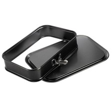 28CM Cake Tin Rectangular Non Stick Spring Form Baking Bake Tray Bakeware