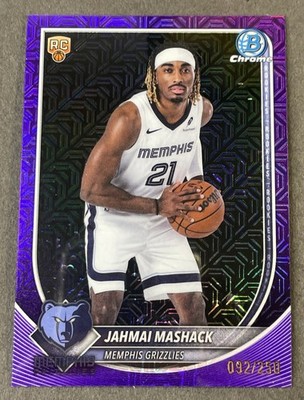 2025-26 Bowman - Chrome Jahmai Mashack #BCV-54 Purple Mojo Refractor /250 (RC)