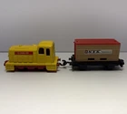 Matchbox Shunter Train Locomotive & Flat Cargo Car Vintage Lesney 1:102 Scale