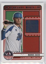2023 Panini USA Baseball Stars & Stripes Manuel Zazza #U18-MZ 4f5