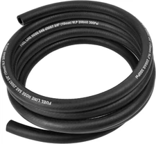 3/8" ID Fuel Line Hose 10FT Push-Lock NBR Rubber Tubing for Gas Oil Water Transf