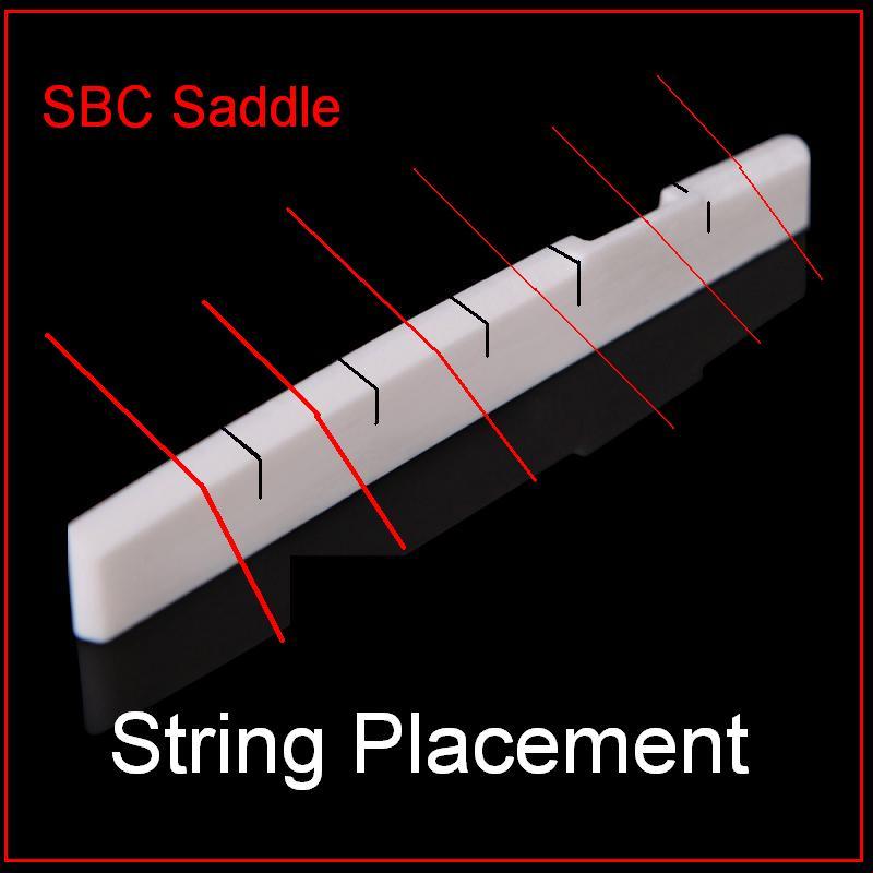 MusicianAtHeart SBC CONCEPT BONE SADDLE made for WASHBURN Acoustic