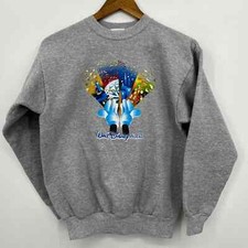 Walt Disney World Sweatshirt Youth Size XL Gray Kids Mickey Mouse Vintage 90s