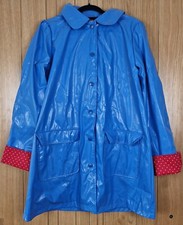 Dunnes Blue Rain Coat Jacket Size 16