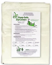 Sleep Safe Zip Cover Bed Bug Vinyl Box Spring Encasement Protector Long Twin 9"