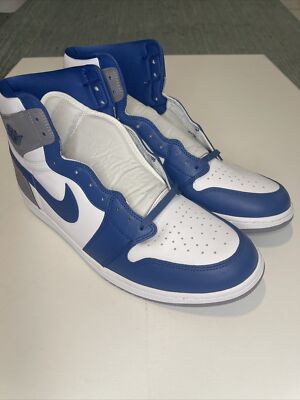 Nike Air Jordan 1 Retro High OG 'True Blue' White Shoes DZ5485-410