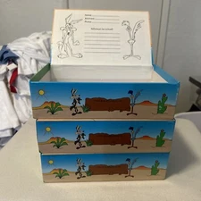 Lot of 3 LOONEY TOONS pencil boxes