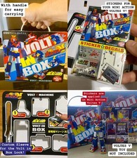 Custom Godaikin Popy Box Sleeve,Window, Handle Decals set Mini Action Voltes V