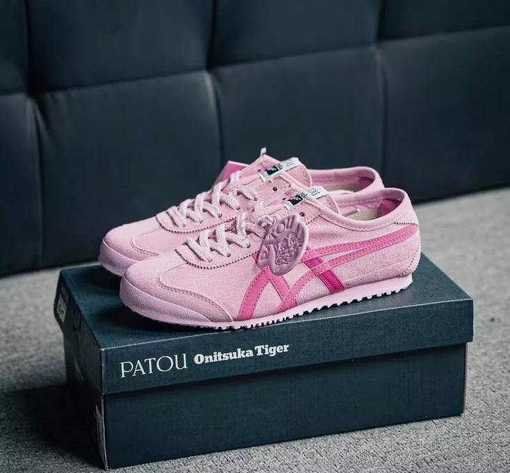 PATOU × Onitsuka Tiger Mexico66 24cm Unisex Patou x Onitsuka Tiger MEXICO 66 Pink non-slip low-top | eBay