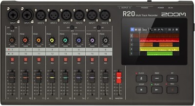 ZOOM R20 Superior Multi-Track Recorder USB Audio Interface Full Color LCD Neu