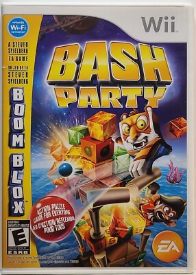 Boom Blox Bash Party (Nintendo Wii, 2009) Tested Works Manual FREE SHIPPING  