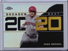 Nick Senzel 2020 Topps Chrome Update Decade's Next Refractor Insert DNC-12 Reds