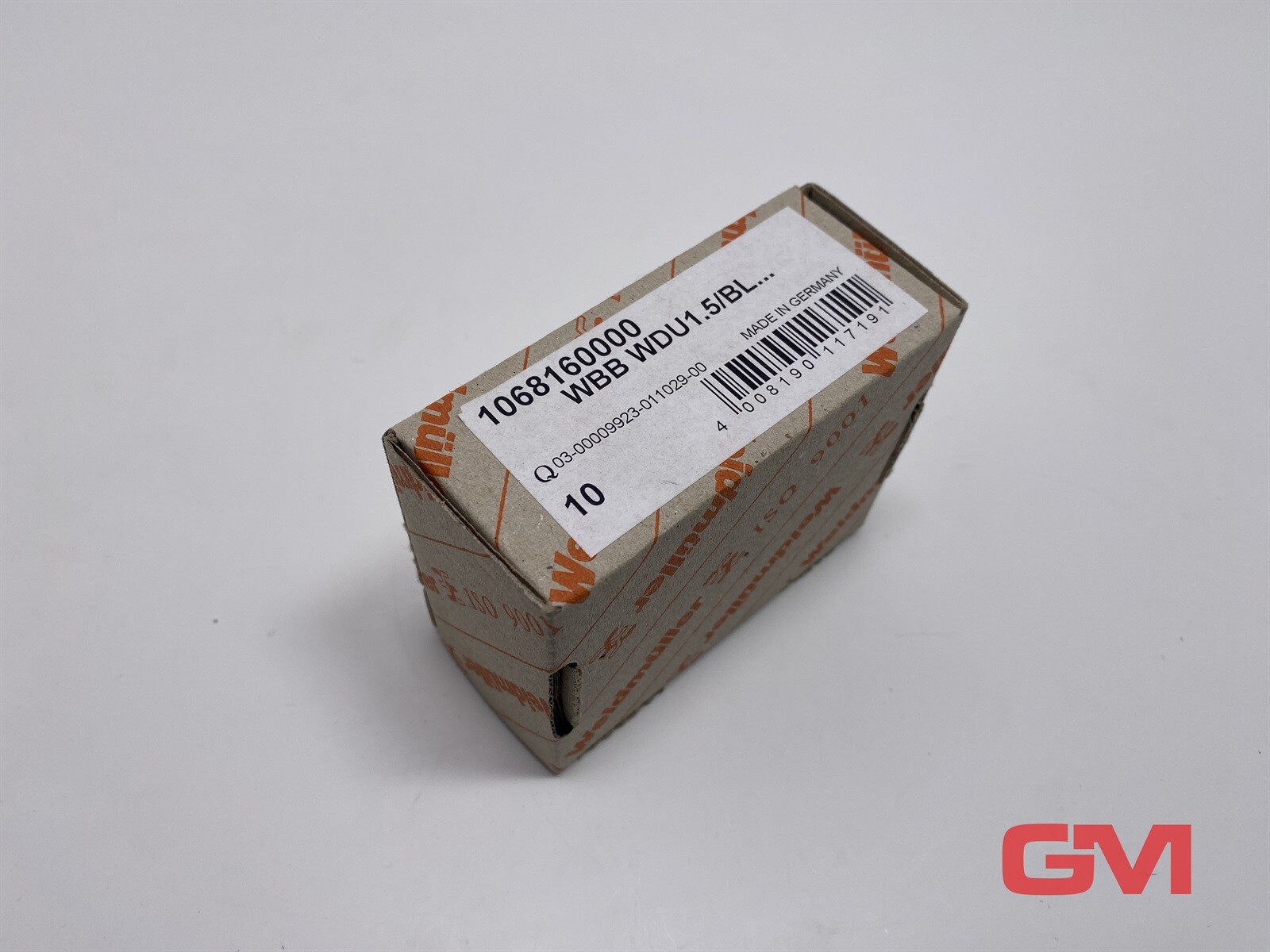 VE 10X Weidmüller Partition Plate WBB WDU1.5/BL 1068160000 Orange